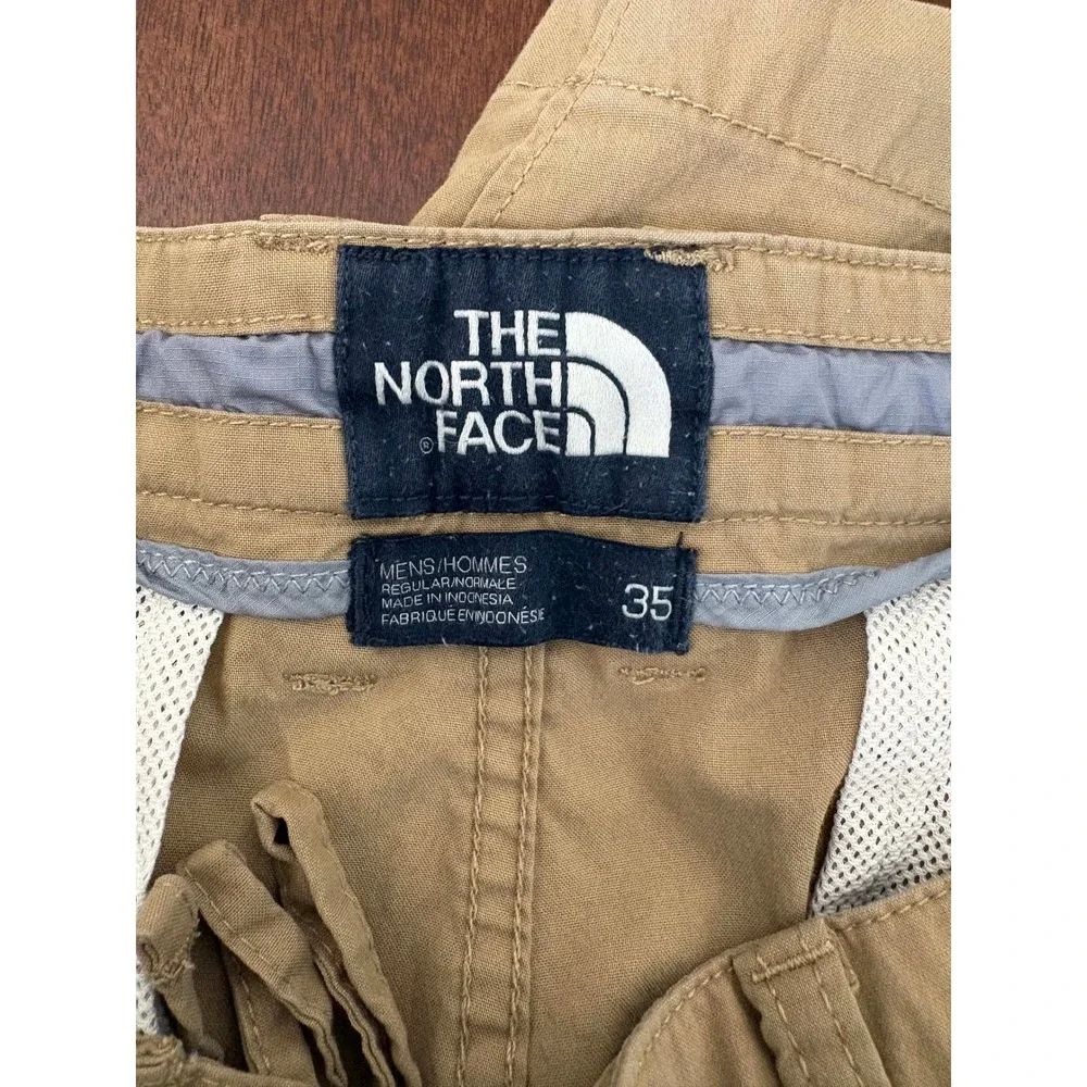 The North‎ Face Khaki Hiking Cargo Shorts Gorpcore Utility Outdoors Trekking
